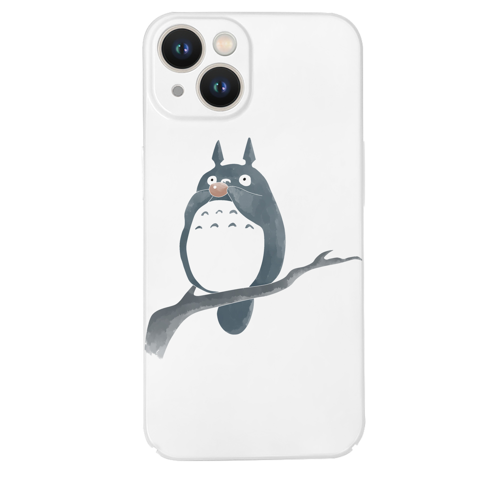 （画像用） となりのトトロ 草壁メイ 草壁サツキ My Neighbor Totoro Satsuki Kusakabe Mei Kusakabe 【iPhone 14シリーズ対応】ハードケース